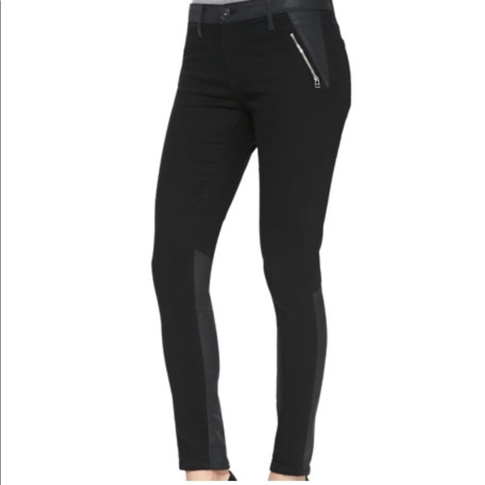AG Adriano Goldschmied The Willow Zip Pocket Legging Jeans size 28R